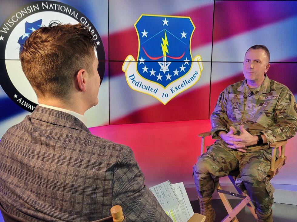 Gen. May came to the NBC15 Studios to discuss the Lake Huron incident and the incoming F-35s...