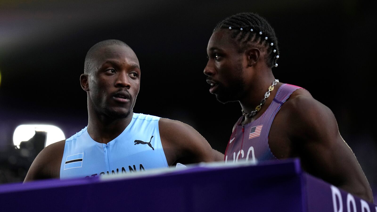 Letsile Tebogo of Botswana upsets Noah Lyles to win gold in the men’s