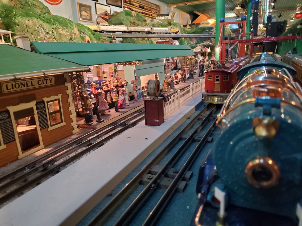 The trains don't run often now because the tourist attraction is closed to the public