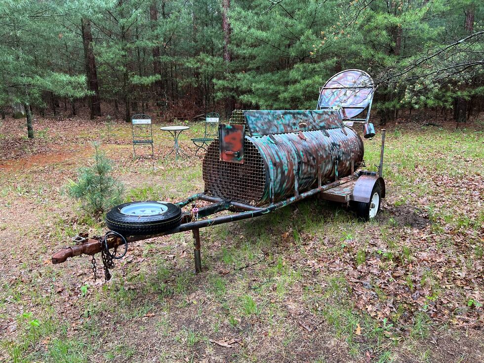 The Wisconsin DNR says they called in the USDA Wildlife Services to come set up this live bear...