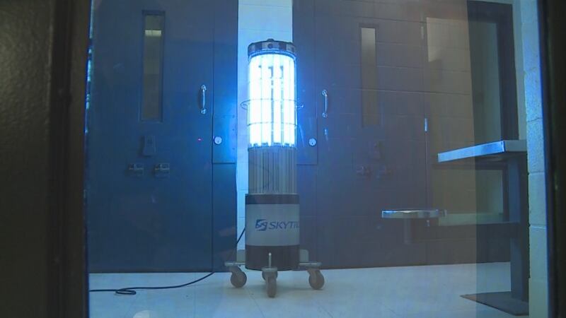 The Marathon County Sheriff's Office purchased a UVC machine in order to help cut its...