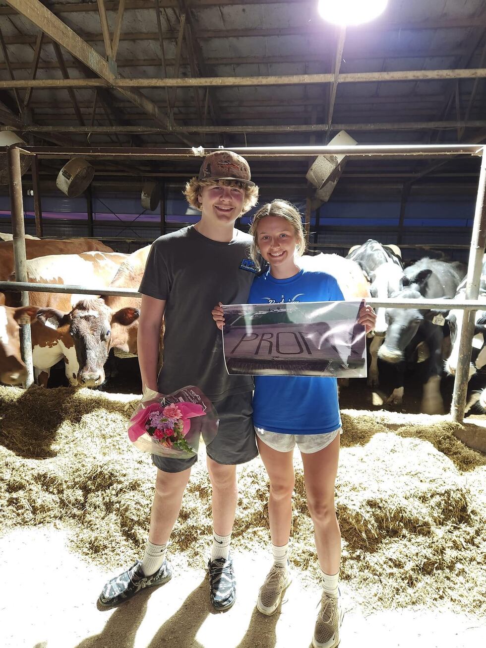 Ryan Hazeltine and Abby Anderson are heading to prom together on May 6th in Orfordville