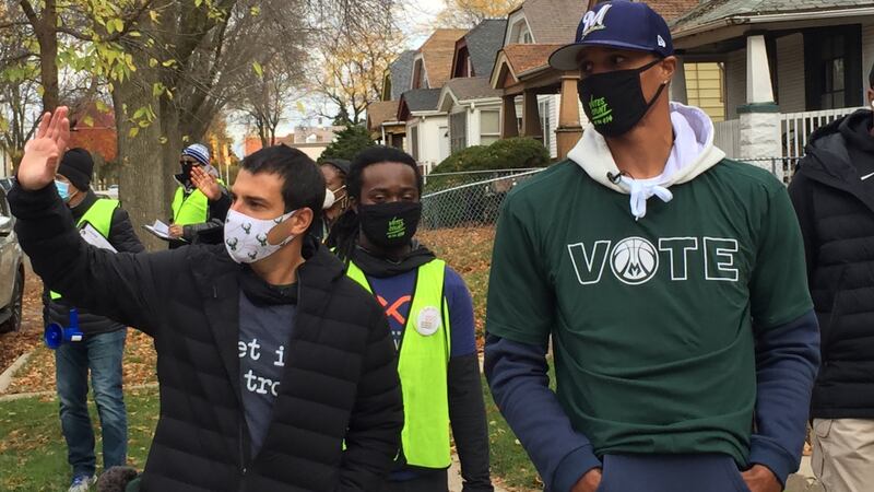 FILE - In this Oct. 24, 2020 file photo, Milwaukee Bucks senior vice president Alex Lasry,...