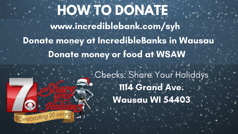 How to donate to Share Your Holidays