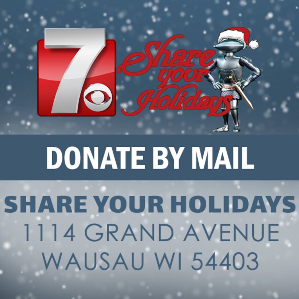You can make donations by mail