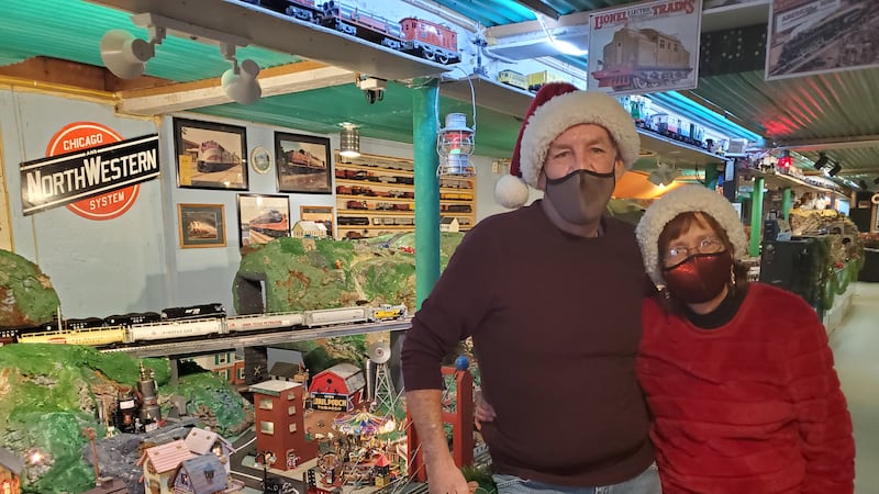 Buck and Jan Guthrie have an amazing model train display but have closed their doors because...