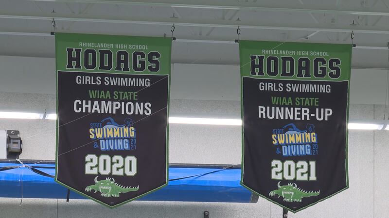 Rhinelander Girls Swimming