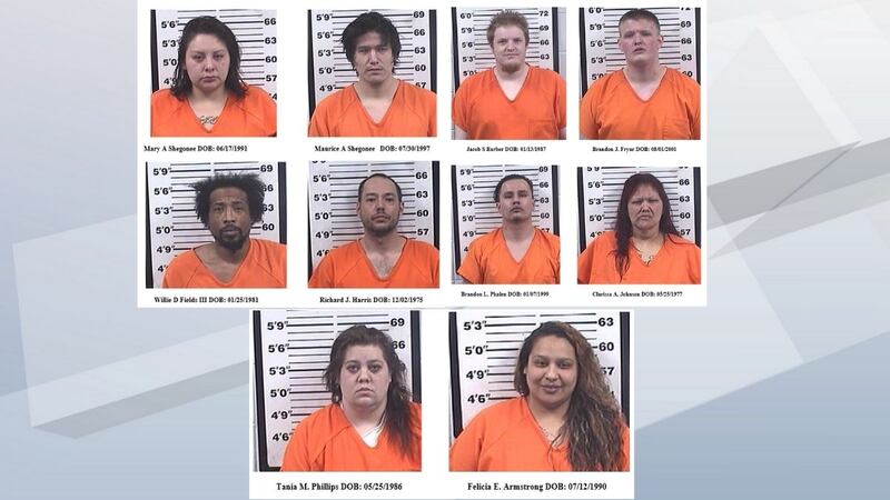 Several people arrested in connection to drugs and overdoses in Forest County.