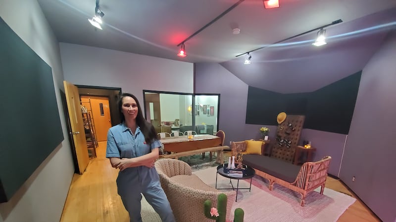 Neka Allen is busy restoring the old building that used to be home to Smart Studios